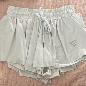2 in 1 flowy workout shorts, brand luogongzi, size small, new condition